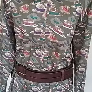 Vintage 1990 oversized button down tunic